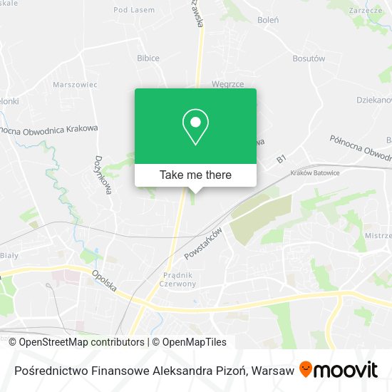 Pośrednictwo Finansowe Aleksandra Pizoń map