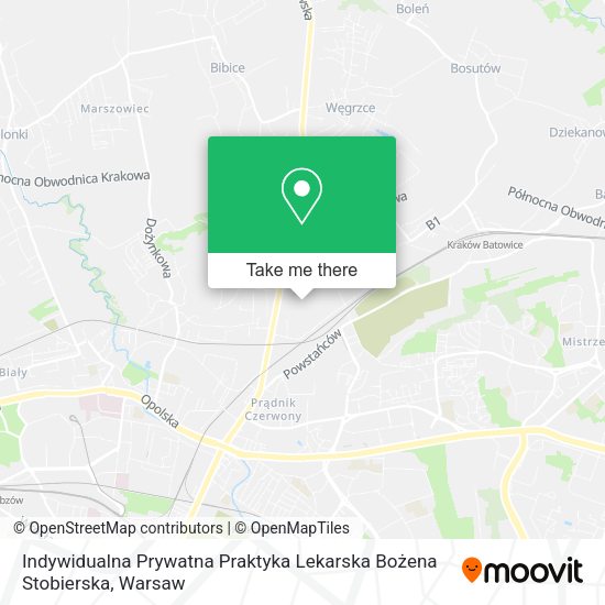 Indywidualna Prywatna Praktyka Lekarska Bożena Stobierska map