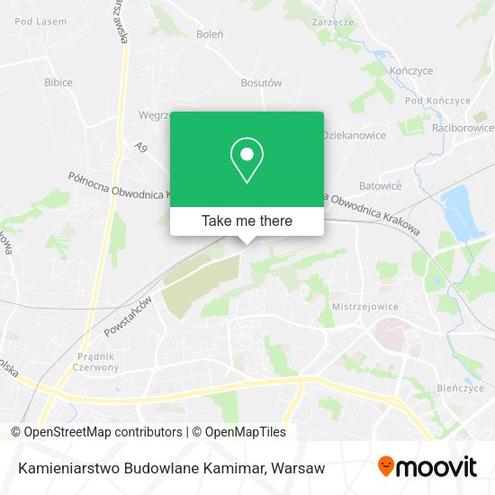 Kamieniarstwo Budowlane Kamimar map