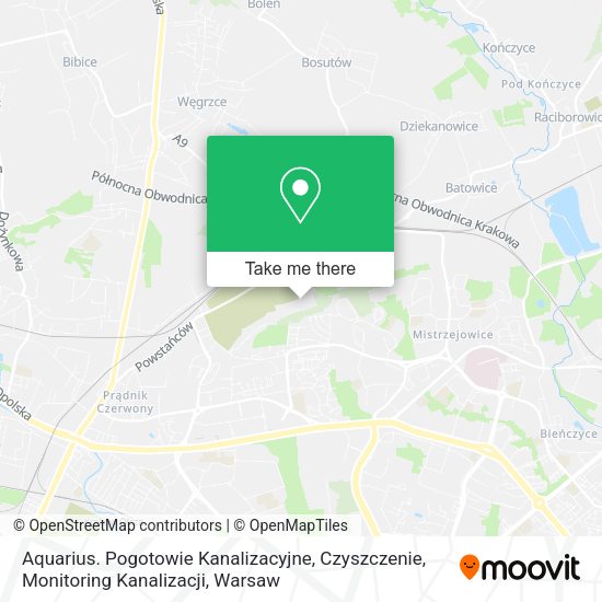 Aquarius. Pogotowie Kanalizacyjne, Czyszczenie, Monitoring Kanalizacji map