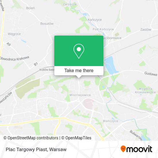 Карта Plac Targowy Piast