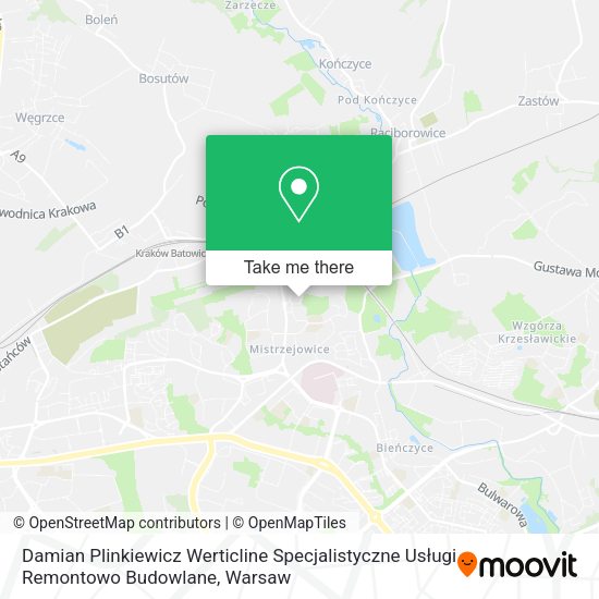 Damian Plinkiewicz Werticline Specjalistyczne Usługi Remontowo Budowlane map