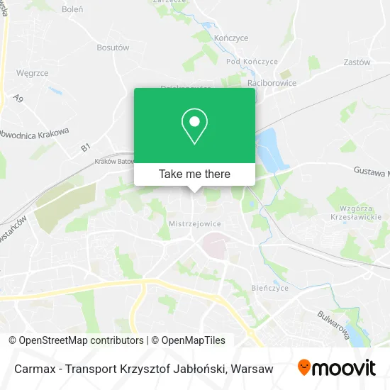 Карта Carmax - Transport Krzysztof Jabłoński