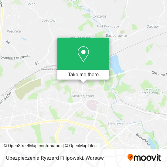 Карта Ubezpieczenia Ryszard Filipowski