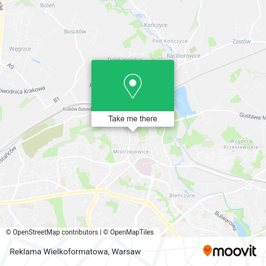 Reklama Wielkoformatowa map