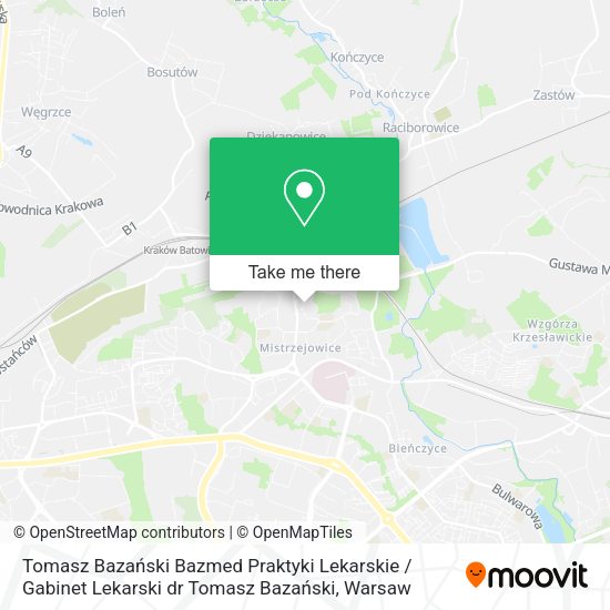 Tomasz Bazański Bazmed Praktyki Lekarskie / Gabinet Lekarski dr Tomasz Bazański map