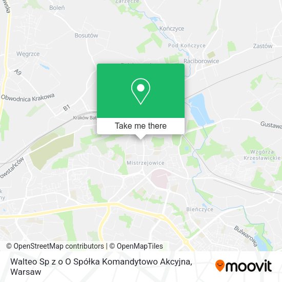 Walteo Sp z o O Spółka Komandytowo Akcyjna map