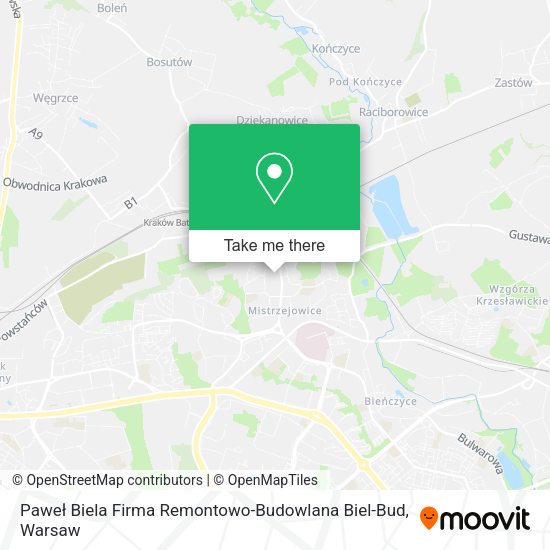 Paweł Biela Firma Remontowo-Budowlana Biel-Bud map