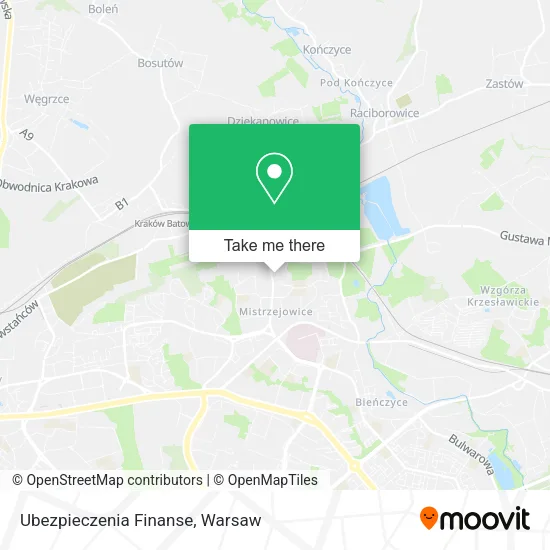 Карта Ubezpieczenia Finanse