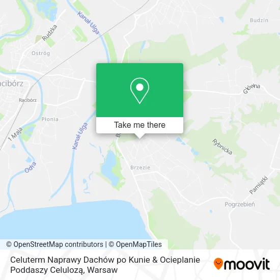 Карта Celuterm Naprawy Dachów po Kunie & Ocieplanie Poddaszy Celulozą