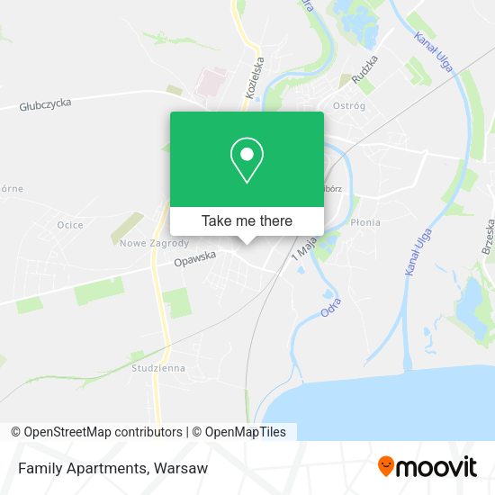 Family Apartments map