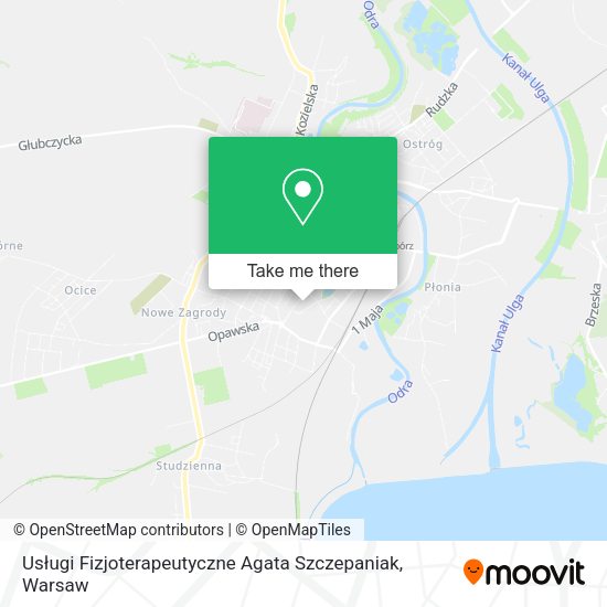 Usługi Fizjoterapeutyczne Agata Szczepaniak map