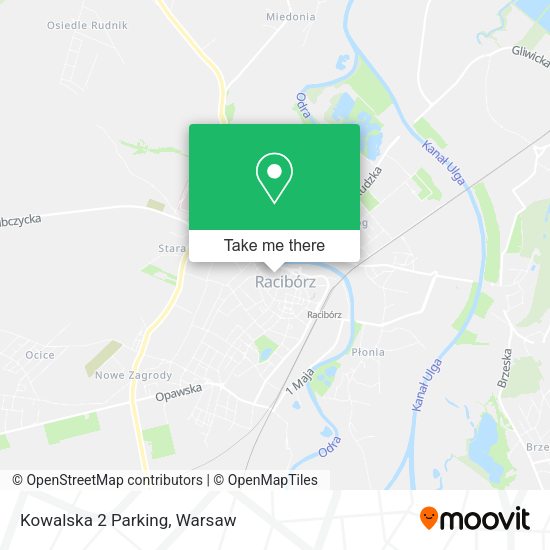 Kowalska 2 Parking map