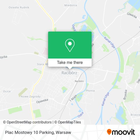 Plac Mostowy 10 Parking map