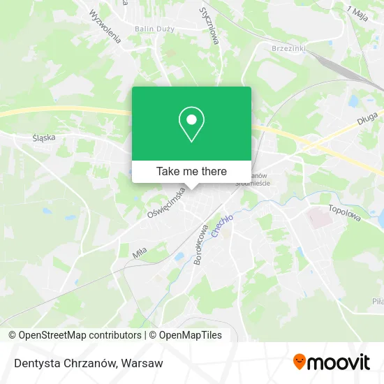 Карта Dentysta Chrzanów