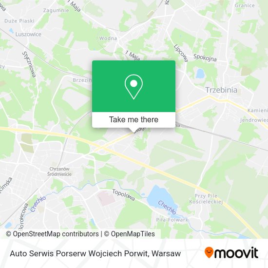 Auto Serwis Porserw Wojciech Porwit map