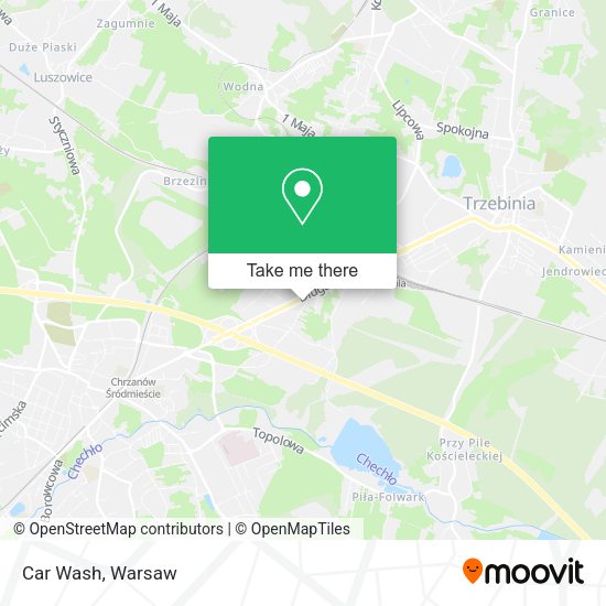 Car Wash map