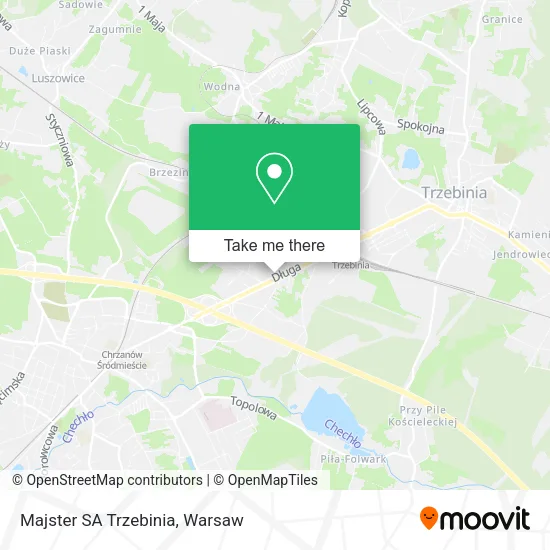 Карта Majster SA Trzebinia