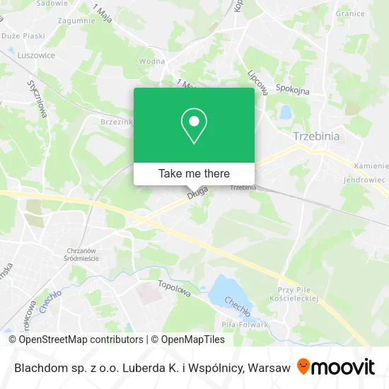 Карта Blachdom sp. z o.o. Luberda K. i Wspólnicy
