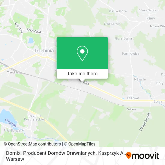 Карта Domix. Producent Domów Drewnianych. Kasprzyk A.