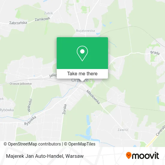 Карта Majerek Jan Auto-Handel