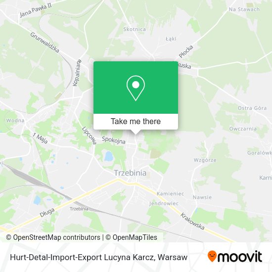 Hurt-Detal-Import-Export Lucyna Karcz map