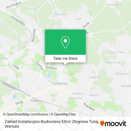 Zakład Instalacyjno-Budowlany Eltrol Zbigniew Tutaj map