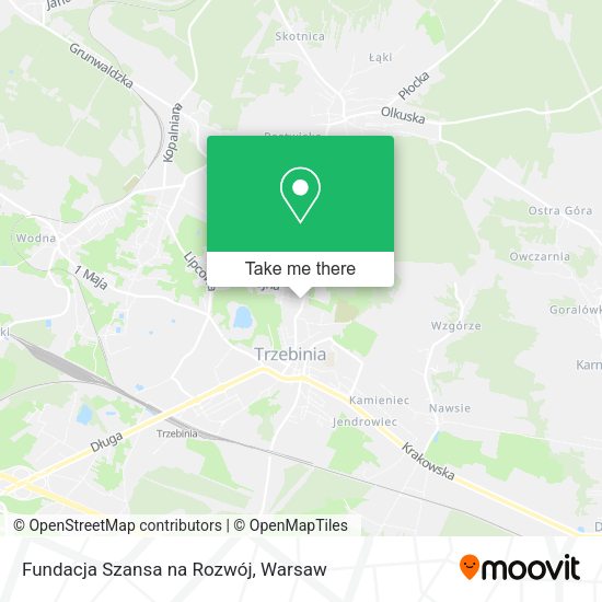 Fundacja Szansa na Rozwój map