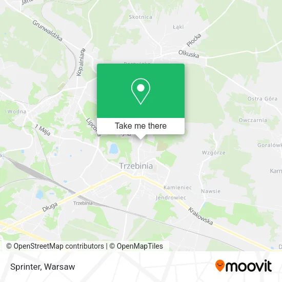 Карта Sprinter
