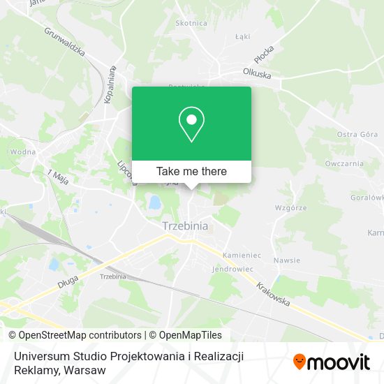 Universum Studio Projektowania i Realizacji Reklamy map