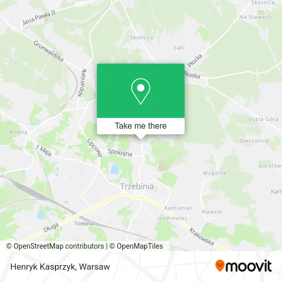 Henryk Kasprzyk map