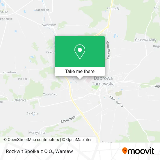 Rozkwit Spolka z O.O. map