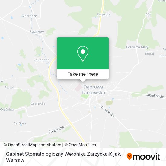 Gabinet Stomatologiczny Weronika Zarzycka-Kijak map