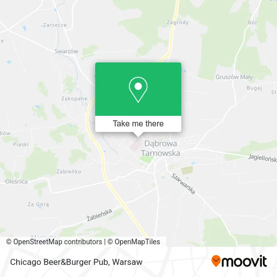 Карта Chicago Beer&Burger Pub