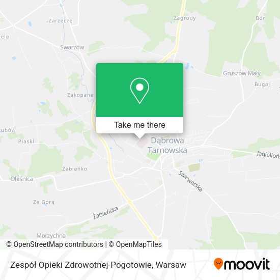 Zespół Opieki Zdrowotnej-Pogotowie map