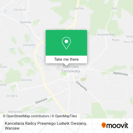 Карта Kancelaria Radcy Prawnego Ludwik Owsiany