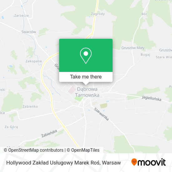 Hollywood Zakład Usługowy Marek Roś map