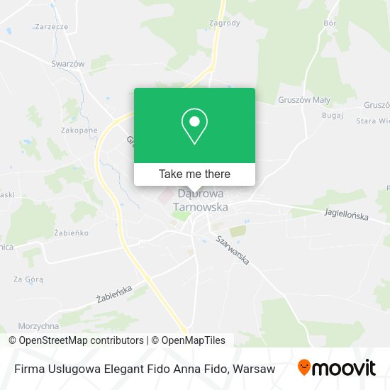 Firma Uslugowa Elegant Fido Anna Fido map