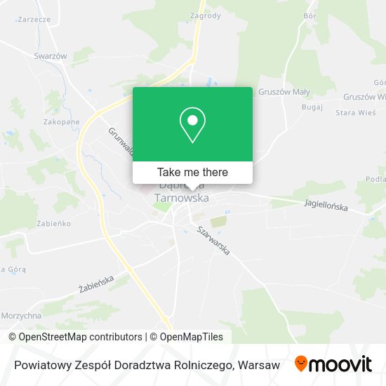 Powiatowy Zespół Doradztwa Rolniczego map