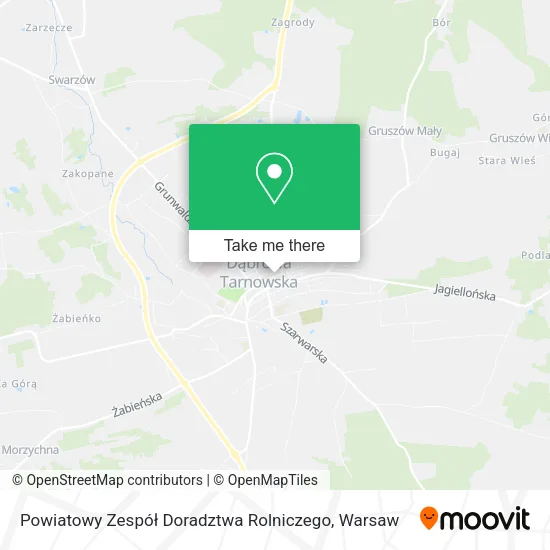 Карта Powiatowy Zespół Doradztwa Rolniczego