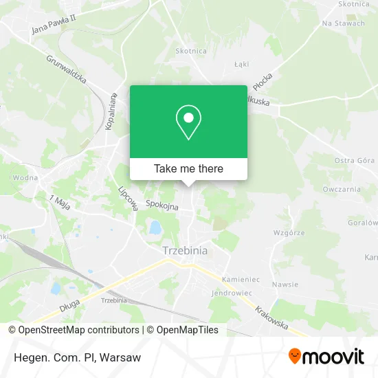 Карта Hegen. Com. Pl