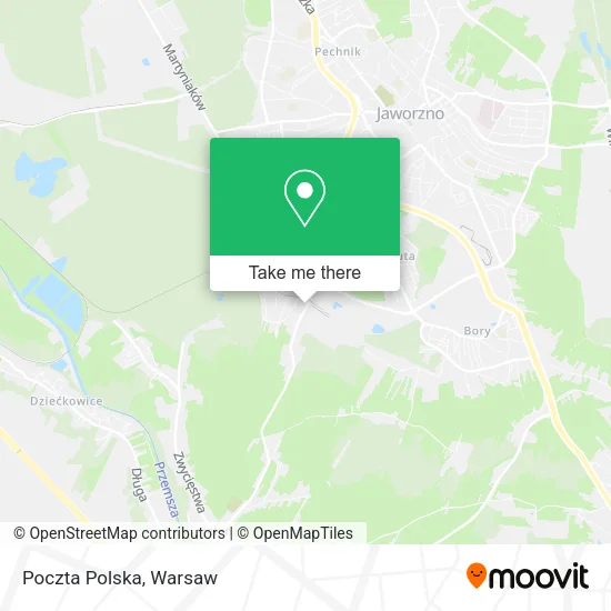 Карта Poczta Polska