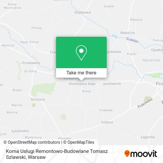 Koma Usługi Remontowo-Budowlane Tomasz Szlawski map