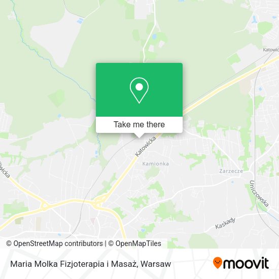 Maria Molka Fizjoterapia i Masaż map