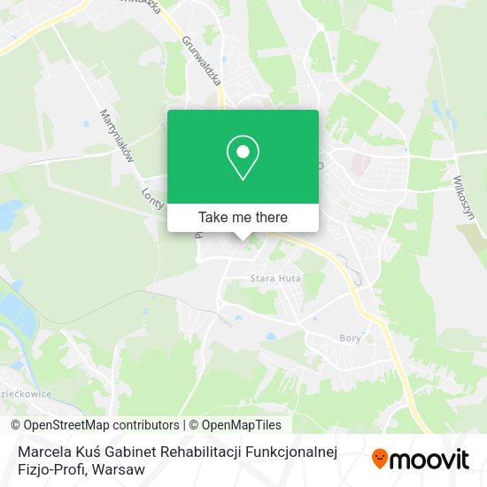 Marcela Kuś Gabinet Rehabilitacji Funkcjonalnej Fizjo-Profi map