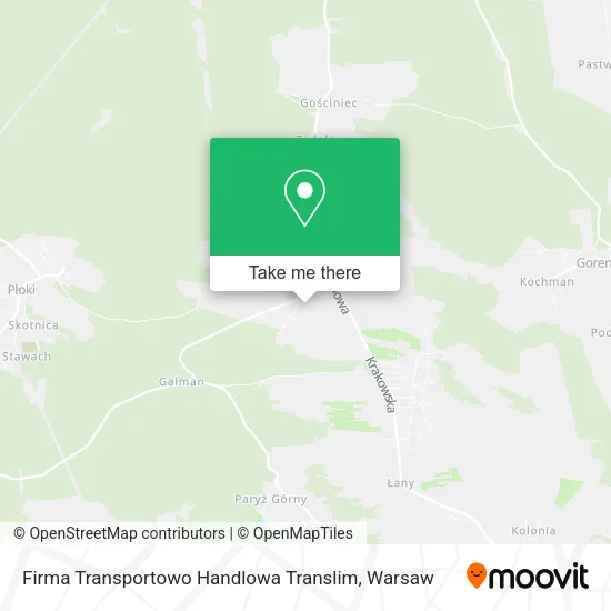Карта Firma Transportowo Handlowa Translim