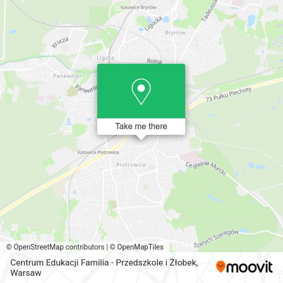 Centrum Edukacji Familia - Przedszkole i Żłobek map