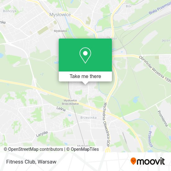 Fitness Club map