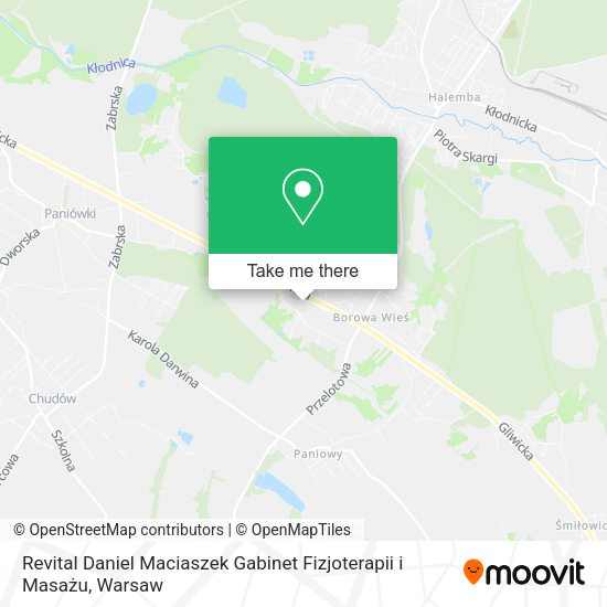Revital Daniel Maciaszek Gabinet Fizjoterapii i Masażu map