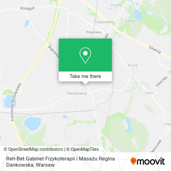 Карта Reh-Bet Gabinet Fizykoterapii i Masażu Regina Dankowska